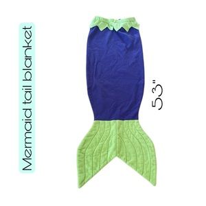 Kids Mermaid Tail Blanket Warm Crochet Bedding Wrap Sleeping Bags For Girls